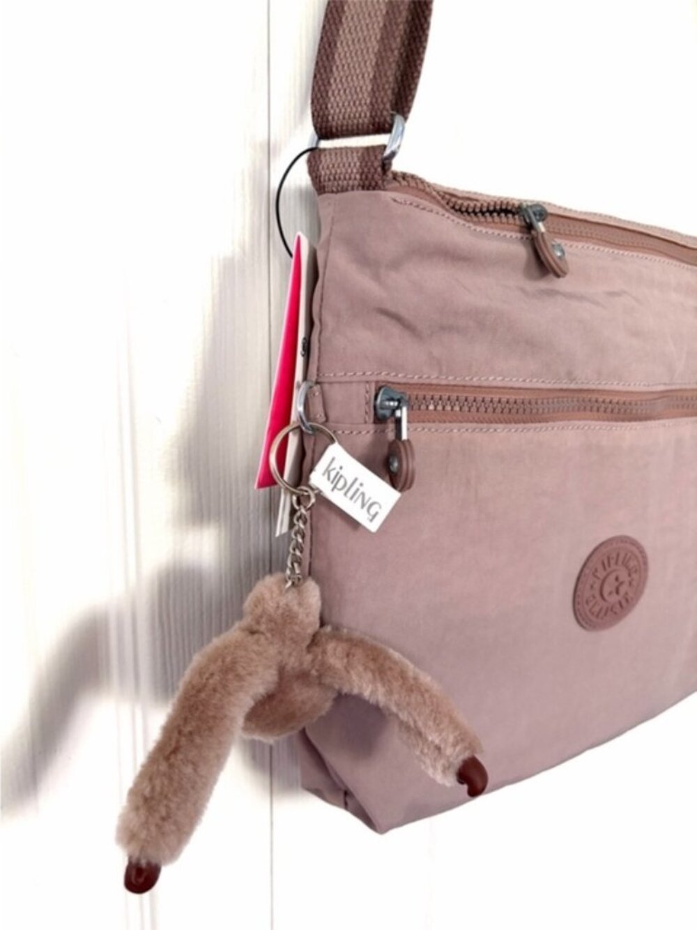 Kipling Women's Bag Annabelle Crossbody Bag in Dusty Rose Pink New with Tags - Picture 11 of 14